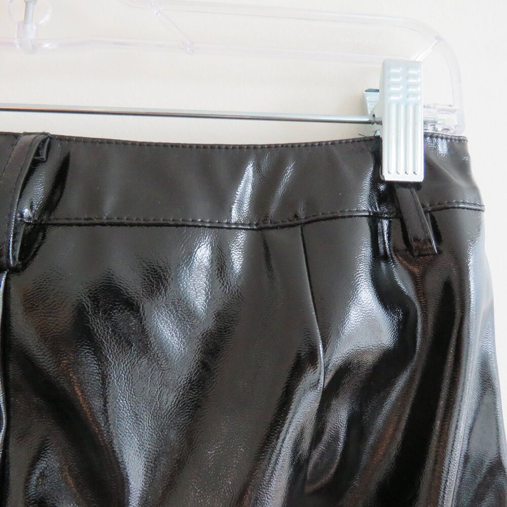 I.AM.GIA Nikole Black Faux Vegan Patent Leather Pants - Women's Size M NWT - Picture 11 of 14